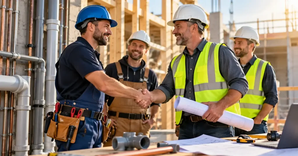 How Plumbers Can Build Stronger Relationships With Builders and Contractors